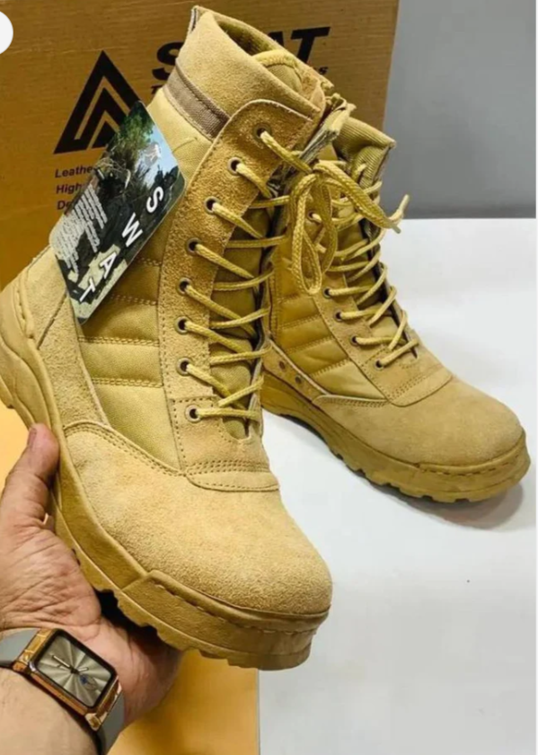 Ankle boots men snow boots winter warm Lace-up